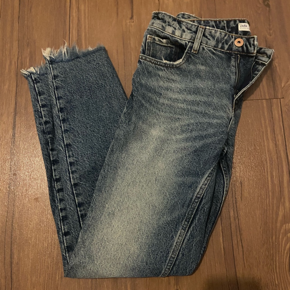 Zara Jeans with Raw Hem